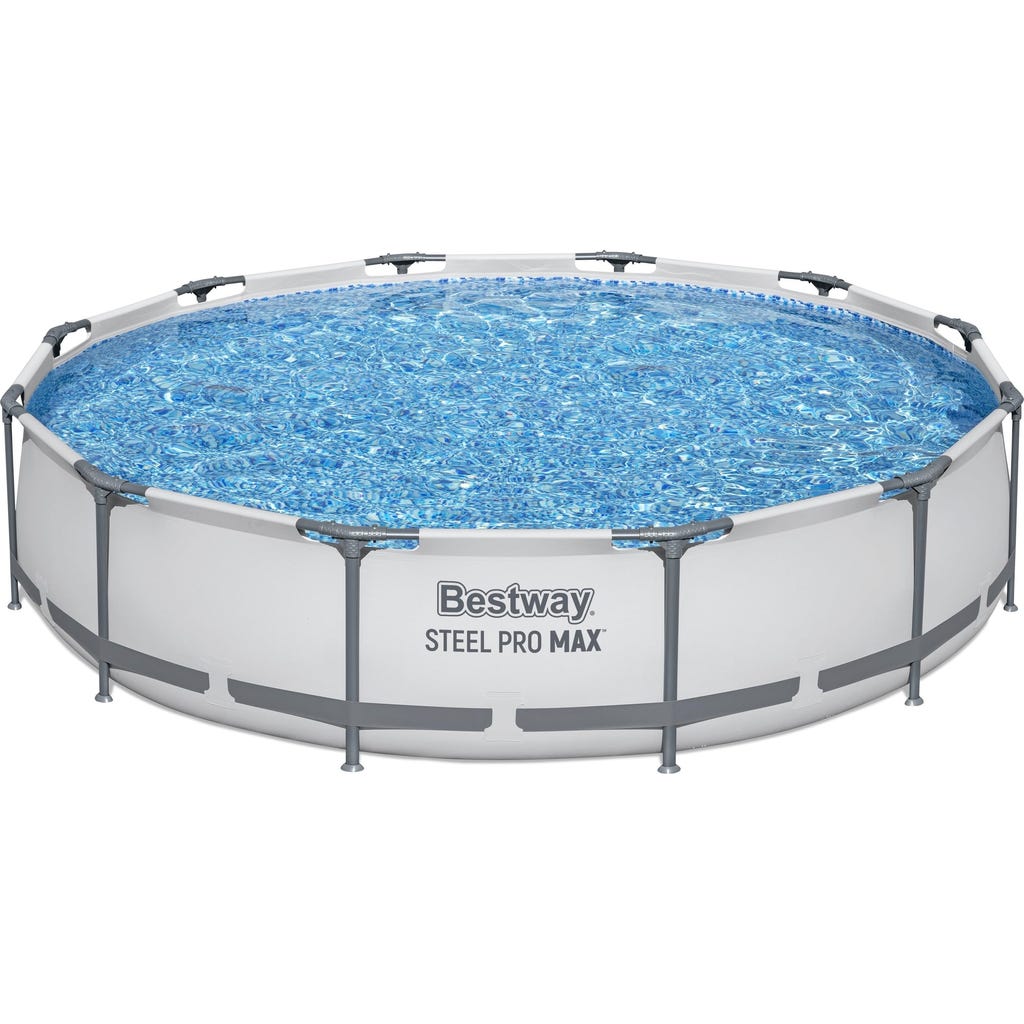 Bestway Steel Pro MAX™ - Piscine Hors Sol avec Pompe de Filtration Ø 366 x  76 cm - pools.shop