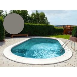 BWT Poolliner Oval 600 x 320 x 120 cm - Grå
