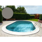 BWT Poolfolie Oval 525 x 320 x 135 cm - Grau