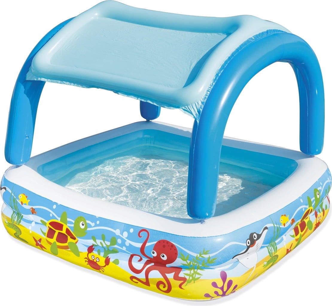 Beach Buddy™ - Pisinetta Gonfiabile con Parasole 140 x 140 x 114 cm - 1 pz.