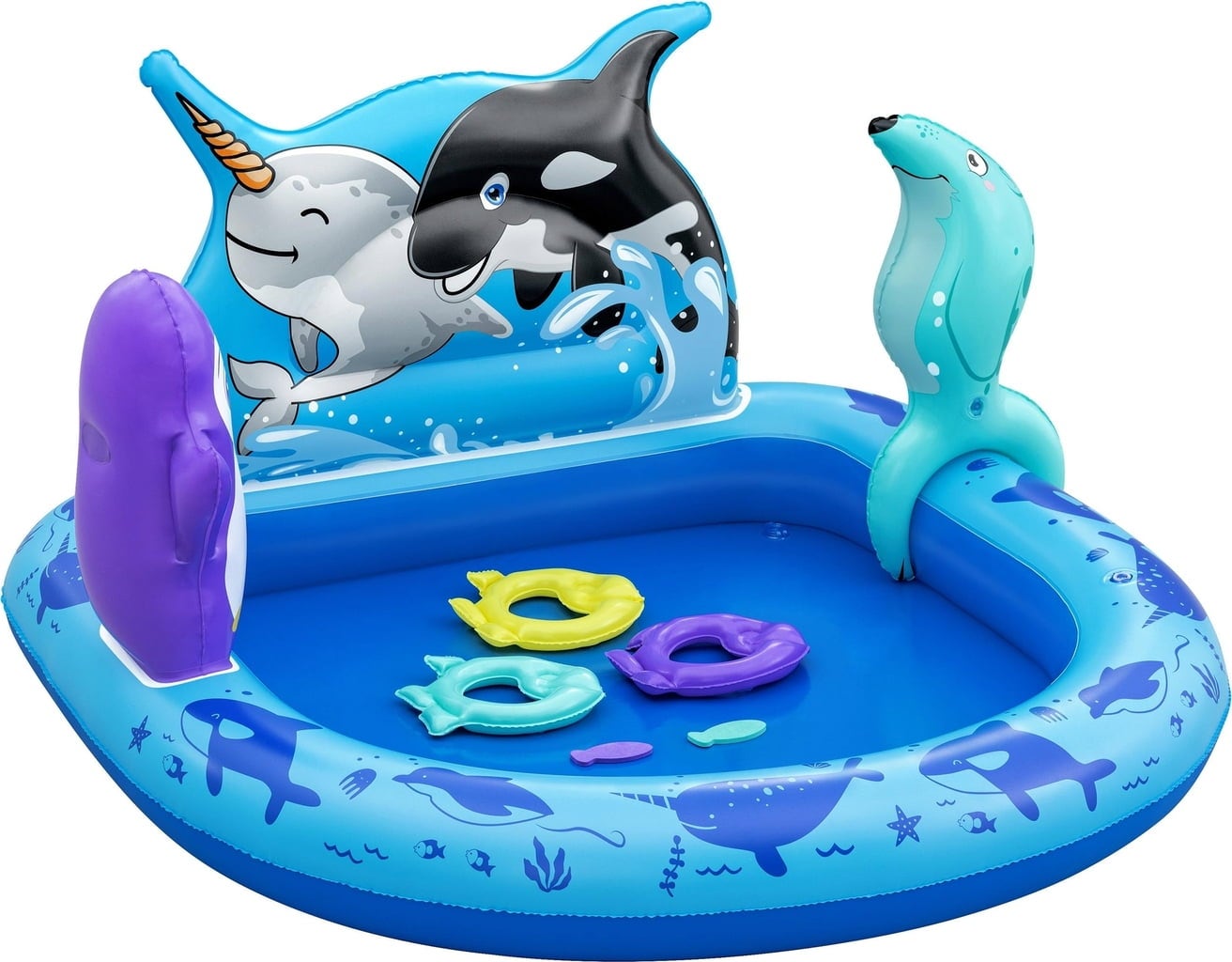 Centro de Brincadeiras Aquáticas Polar Pals™ 134 x 131 x 73 cm - 1 Ud.