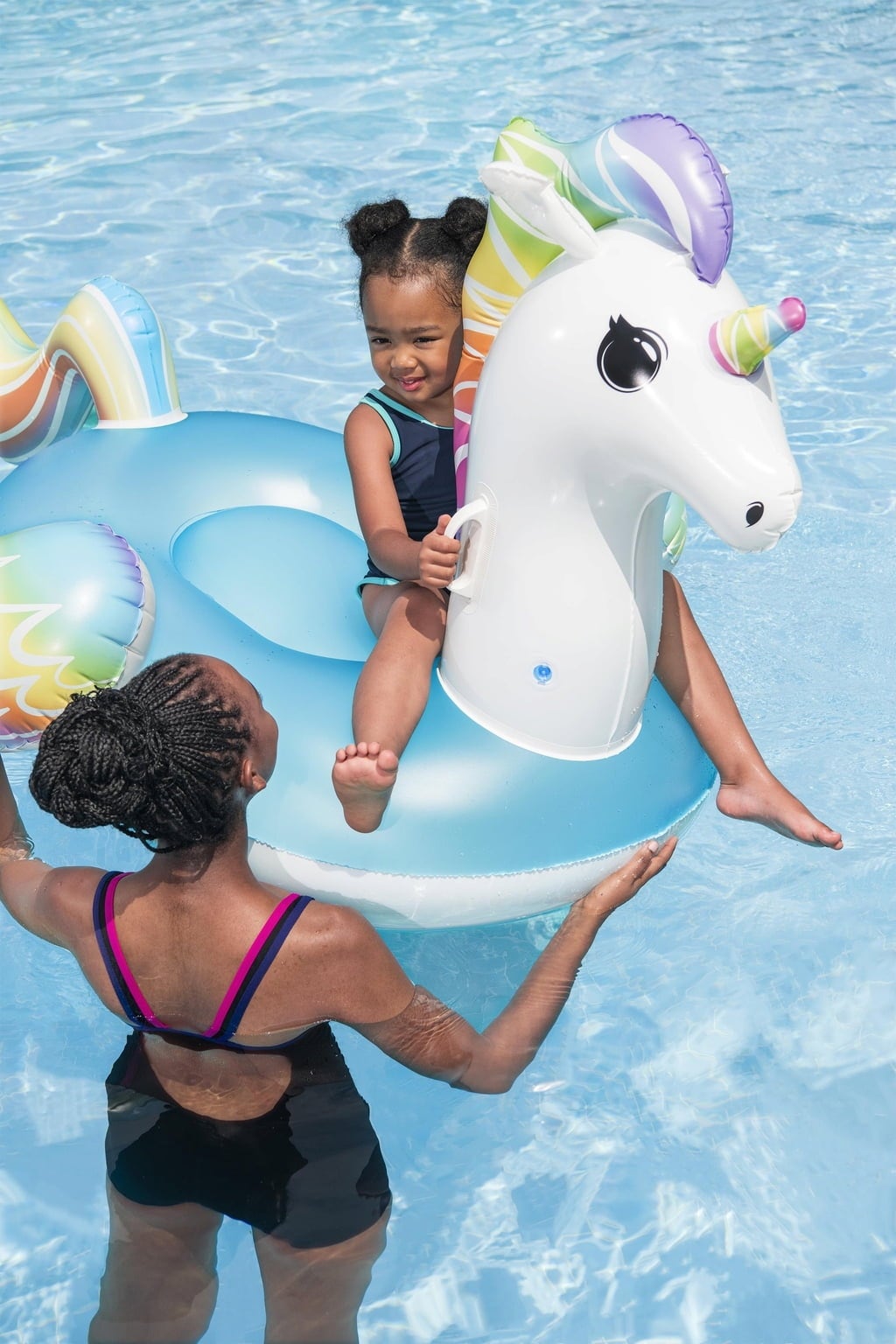Cavalcabile Gonfiabile - Fantasy Unicorn™ 155 x 119 cm - 1 pz.