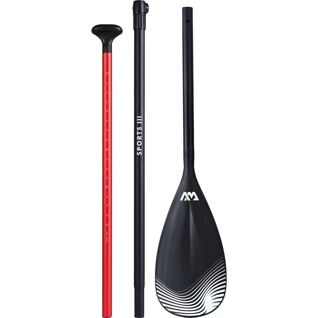 Aqua Marina SPORTS III 3-Piece Aluminium SUP Paddle - pools.shop