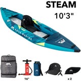Aqua Marina Steam Kayak - Blue, For 1 Person