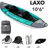Aqua Marina Laxo Kayak - Green/Frey for 2 People