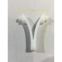 Alkatrészek - Rondo fémvázas medence Ø 305 x 76 cm - (4) V-alakú klip