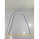 Aufstellbeckenleiter Stahlrohr für Pools mit 91 cm Höhe - (1) U-Förmige Handläufe