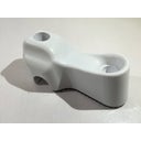 Escada de segurança em tubo de aço para piscinas com 91 - 107 cm de altura - (15) Suporte de base