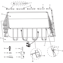 Piscine Ultra XTR Rectangulaire 549 x 274 - Ensemble Basic