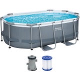 Piscina Ovalada Power Steel 3,05 m x 2,00 m x 84 cm - Set MIGANEO