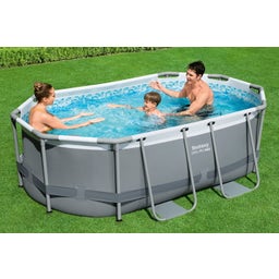 Power Steel 3.05m x 2.00m x 84cm Oval Pool Set MIGANEO - 1 set