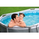 Power Steel 3.05m x 2.00m x 84cm Oval Pool Set MIGANEO - 1 set