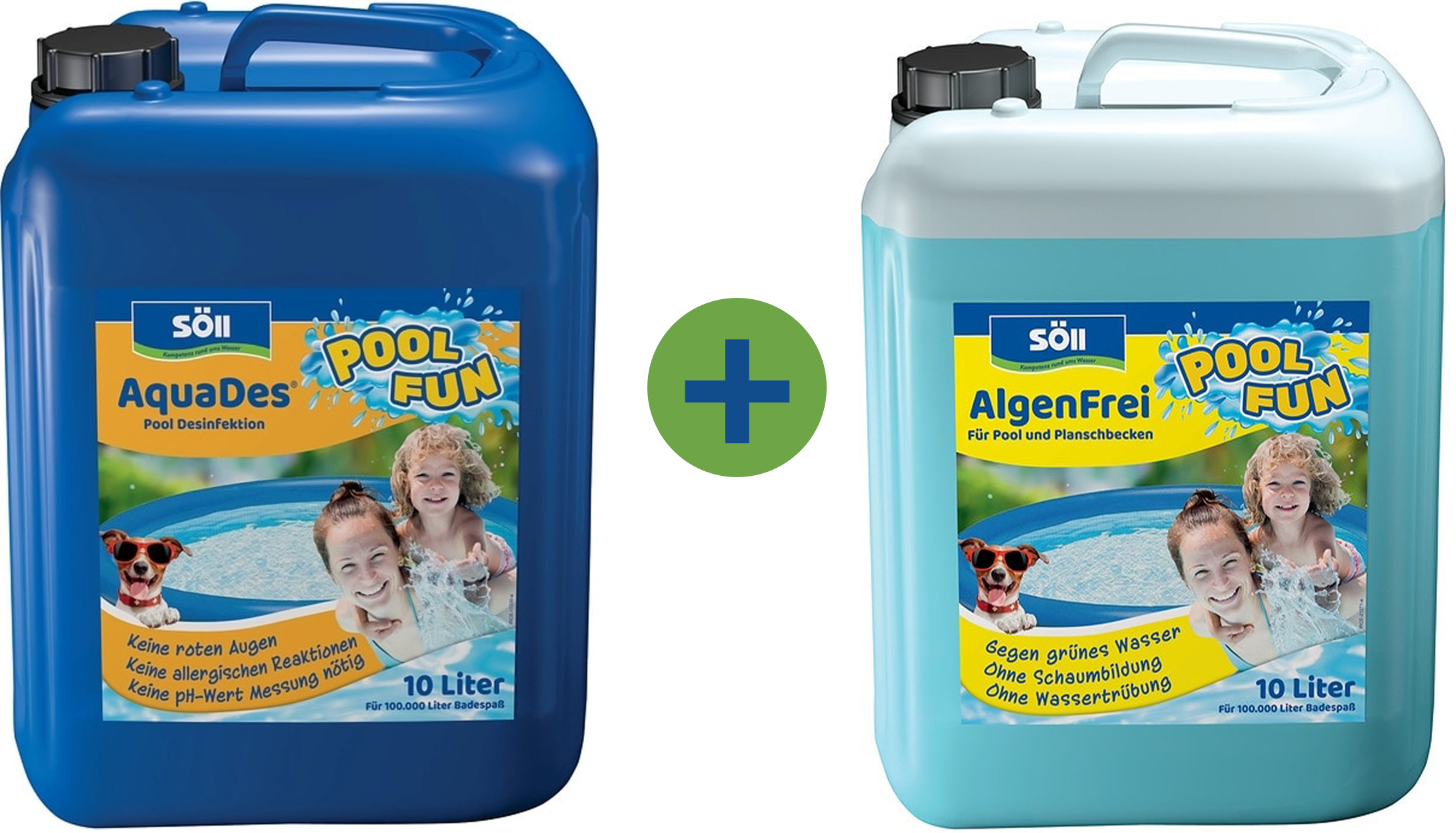 Söll Set AquaDes & Algenfrei - 10 L + 10 L