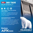 APX365™ Winterfestes Frame Pool Komplett-Set Ø 549 x 132 cm - Set mit Pool, Sandfilteranlage, Filterbällen, Sicherheitsleiter, Abdeckplane, Reparaturflicken