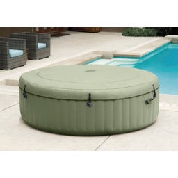 Wanna z hydromasażem PureSPA Bubble Massage Olive Green Ø 216 x 71 cm - 6 osób - 1 szt.