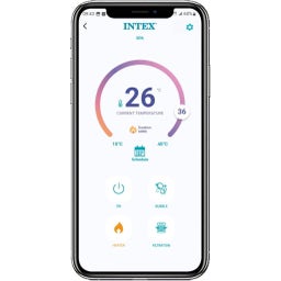 Whirlpool PureSPA Bubble Greywood Deluxe Ø 196 x 71 cm - 4 Personen - 1 Stk.