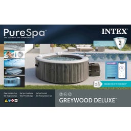 Whirlpool PureSPA Bubble Greywood Deluxe Ø 196 x 71 cm - 4 Personen - 1 Stk.