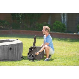 Whirlpool PureSPA Bubble Greywood Deluxe Ø 196 x 71 cm - 4 Personen - 1 Stk.