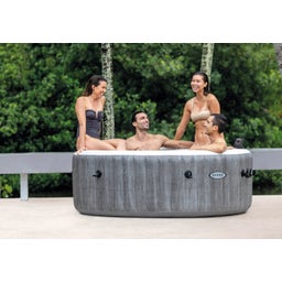 Whirlpool PureSPA Bubble Greywood Deluxe Ø 196 x 71 cm - 4 Personen - 1 Stk.