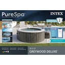 Wanna z hydromasażem PureSPA Bubble Greywood Deluxe Ø 216 x 71 cm - 6 osób - 1 szt.