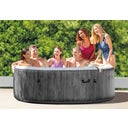 Wanna z hydromasażem PureSPA Bubble Greywood Deluxe Ø 216 x 71 cm - 6 osób - 1 szt.