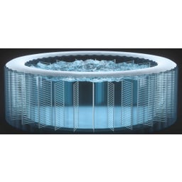 Wanna z hydromasażem PureSPA Bubble Greywood Deluxe Ø 216 x 71 cm - 6 osób - 1 szt.