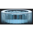 Whirlpool PureSPA Greystone Deluxe 175 x 175 x 71 cm - 4 Personen - 1 Stk.