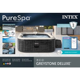 Whirlpool PureSPA Greystone Deluxe 196 x 196 x 71 cm - 6 Personen - 1 Stk.