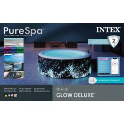 Whirlpool PureSPA Glow Deluxe Ø 196 x 71 cm - 4 Personer - 1 st.