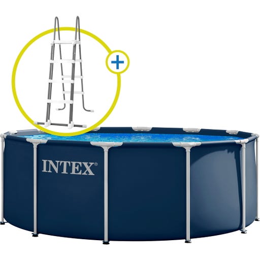 Frame Pool Rondo 366 x 122 cm - Ohne Zubehör inkl. Leiter - 1 Stk. - Modell 2026