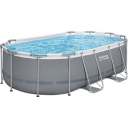 Frame Pool Oval Set Steel Pro MAX™ 427 x 250 x 100 cm inkl. Filterpumpe