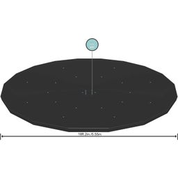 Bestway Flowclear™ PVC-Skydd Ø 555 cm