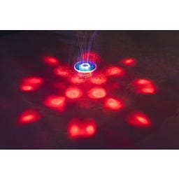 Poolfontäne mit solarbetriebenen LED-Licht