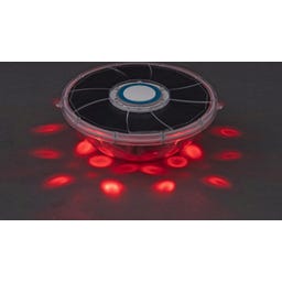 Poolfontäne mit solarbetriebenen LED-Licht