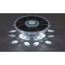 Poolfontäne mit solarbetriebenen LED-Licht