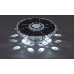 Poolfontäne mit solarbetriebenen LED-Licht