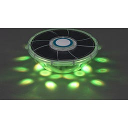 Poolfontäne mit solarbetriebenen LED-Licht