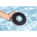 Poolfontäne mit solarbetriebenen LED-Licht