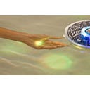 Poolfontäne mit solarbetriebenen LED-Licht