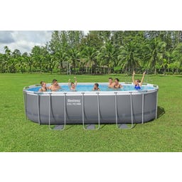 Frame Pool Oval Steel Pro MAX™ 549 x 274 x 122 cm inkl. Filterpumpe