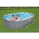 Frame Pool Oval Steel Pro MAX™ 488 x 305 x 107 cm inkl. Filterpumpe
