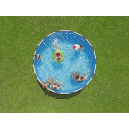 Frame Pool Komplett Set Steel Pro MAX™ Ø 427 x 122 cm inkl. Filterpumpe