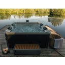 OSLO - FRAME - Rigid Portable Spa - 160 x 160 x 65 cm - 6 Personen - 1 Set