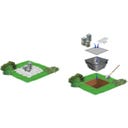Heissner Bassin de Jardin Carré 150 x 150 x 45 cm - 900 l