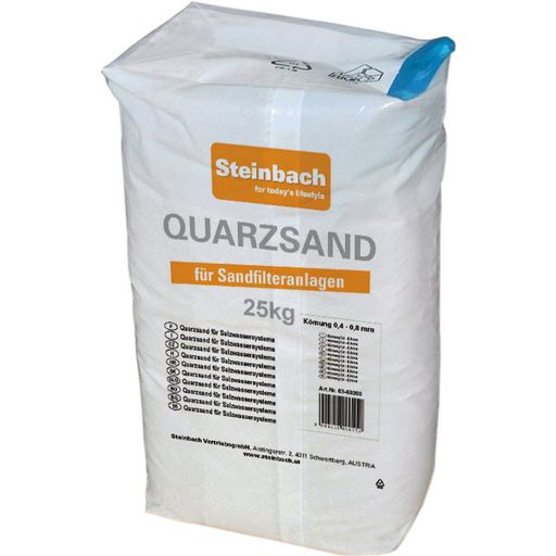 Sabbia di Quarzo per Pompe Filtro - 0,4-0,8 mm - 25 kg