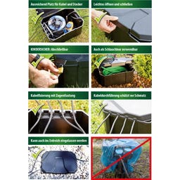 HEISSNER Garten-Kabelbox - 41 x 30 x 20 cm