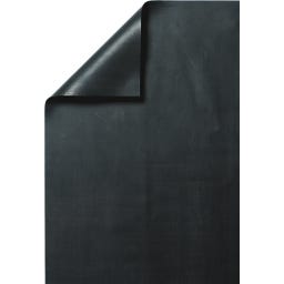 HEISSNER Teichfolie 4 x 4 m / 16 m² - Schwarz - Stärke 0,5 mm