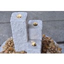 Heissner Tuinfontein Neptun LED - Grijs - 12 x 12 x 15/25/40 cm