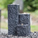 Heissner Tuinfontein Neptun LED - Zwart - 12 x 12 x 15/25/40 cm