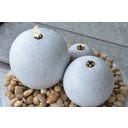 Heissner Tuinfontein Saphira LED - Grijs - 59 x 43 x 15/23/28 cm